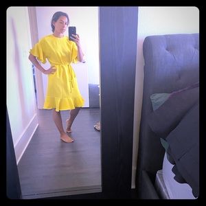 NWT Carolina Herrera Size 2 Yellow Dress